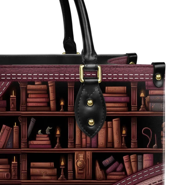 Just A Girl Who Loves Books Leather Bag