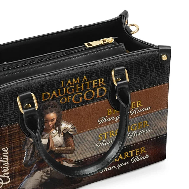 Daughter Of God Leather Handbag