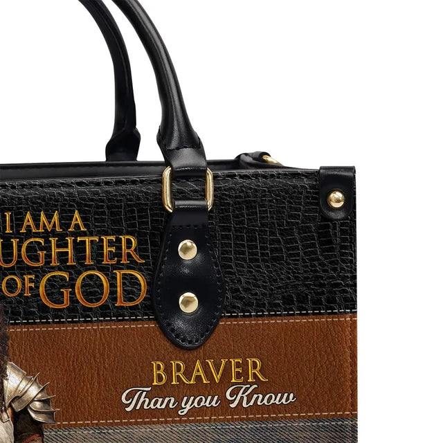 Daughter Of God Leather Handbag