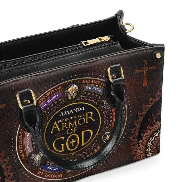 Armor Of God Leather Handbag