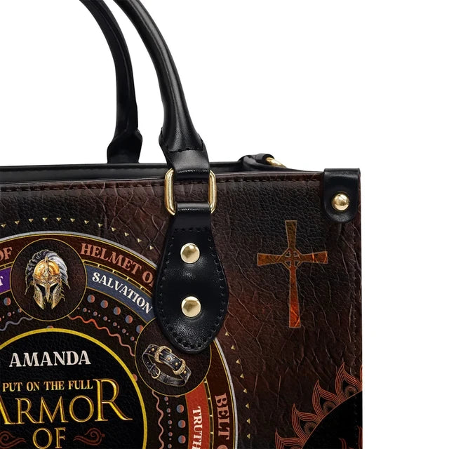 Armor Of God Leather Handbag