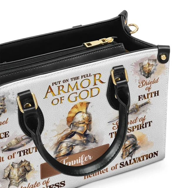 Armor Of God Leather Handbag