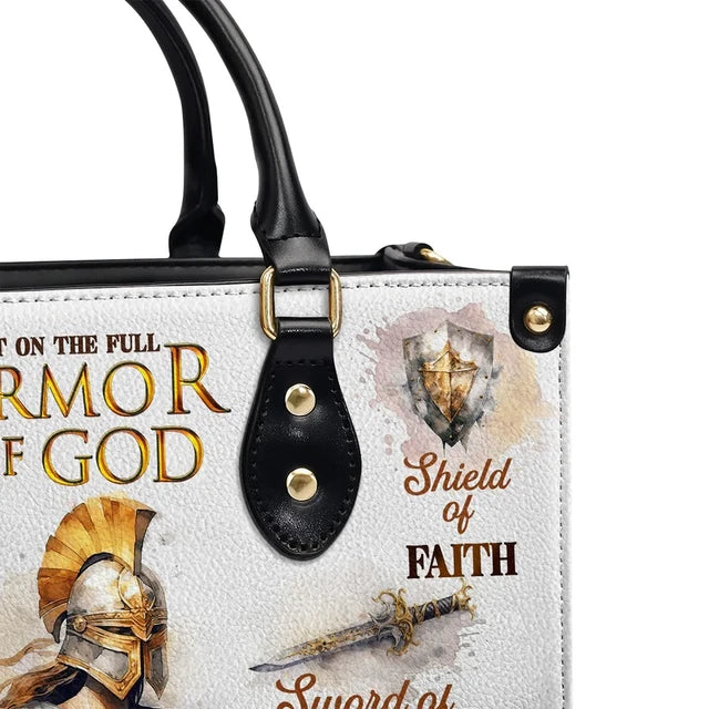 Armor Of God Leather Handbag