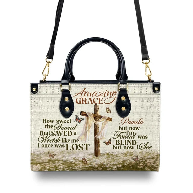 Amazing Grace Leather Handbag