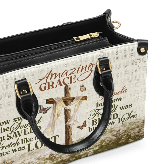 Jesus I Can Only Imagine Leather Handbag