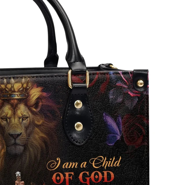 A Woman Of Faith Leather Handbag