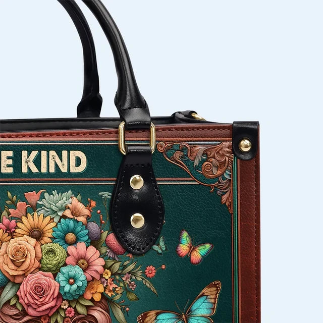 Be Kind Leather Handbag